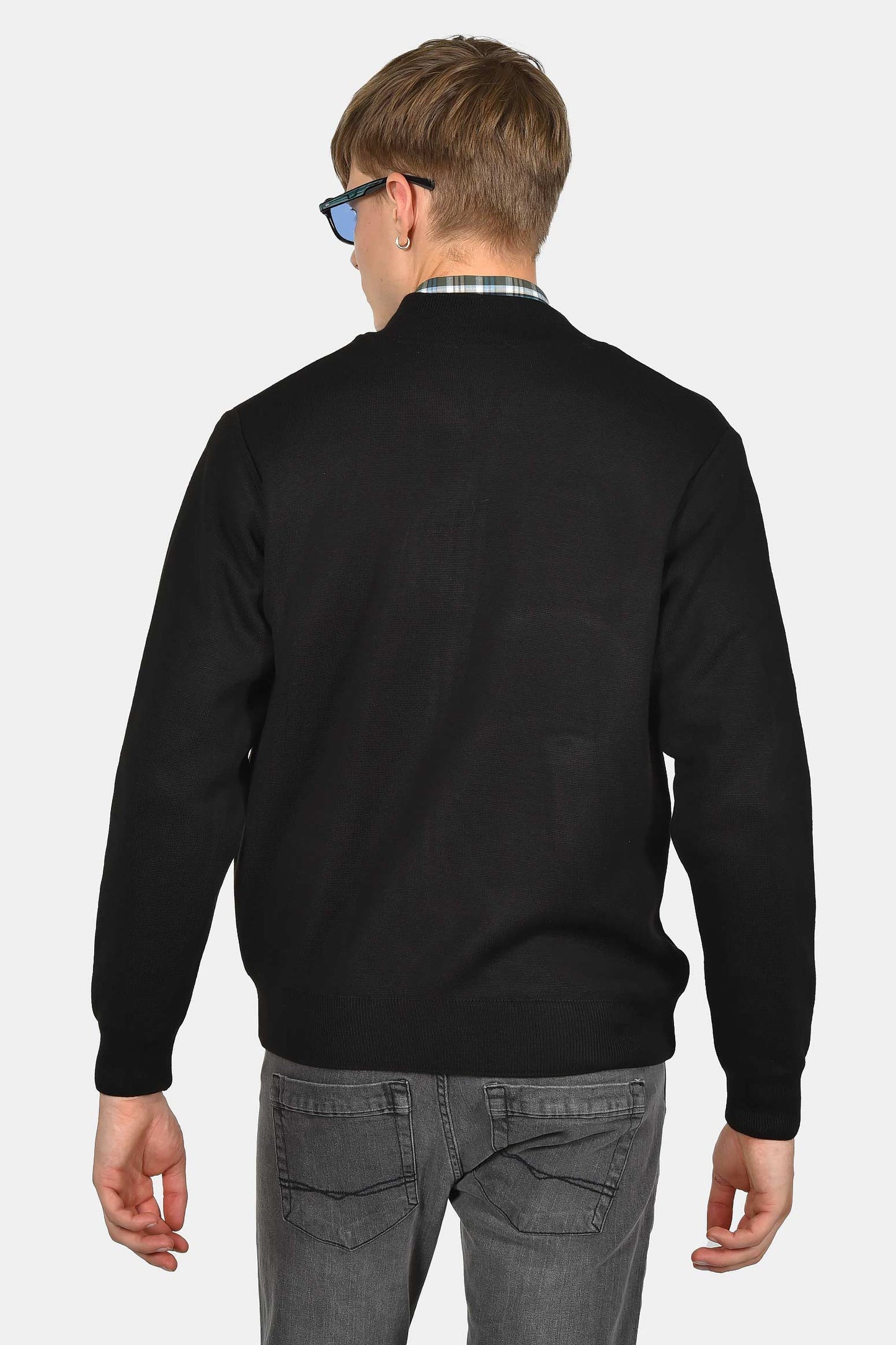 ανδρική-πλεκτή-ζακέτα-normal-fit-με-τσέπες-και-φερμουάρ