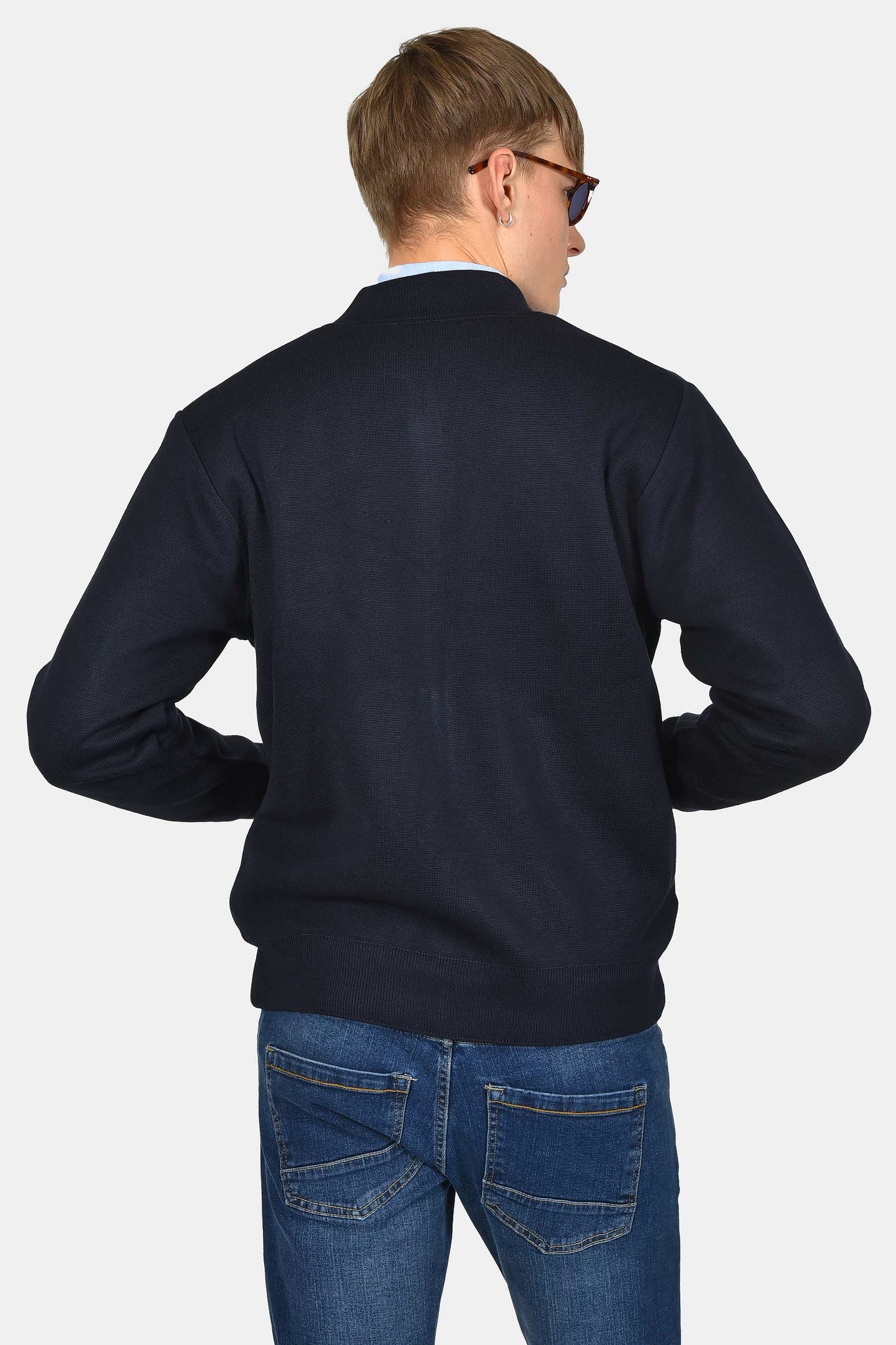 ανδρική-πλεκτή-ζακέτα-normal-fit-με-τσέπες-και-φερμουάρ