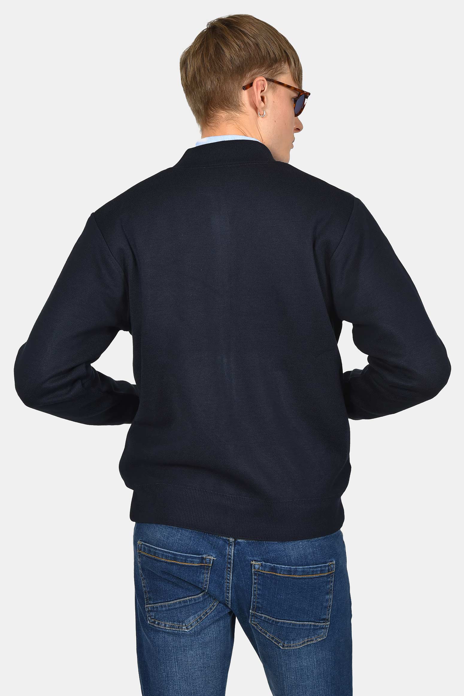 ανδρική-πλεκτή-ζακέτα-normal-fit-με-τσέπες-και-φερμουάρ