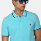 ανδρική-μπλούζα-polo-normal-fit-από-100%-βαμβάκι-με-ριγέ-τελειώματα-&-minimal-logo