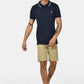 ανδρική-μπλούζα-polo-normal-fit-από-100%-βαμβάκι-με-ριγέ-τελειώματα-&-minimal-logo
