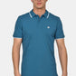 ανδρική-μπλούζα-polo-normal-fit-από-100%-βαμβάκι-με-ριγέ-τελειώματα-&-minimal-logo