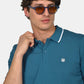 ανδρική-μπλούζα-polo-normal-fit-από-100%-βαμβάκι-με-ριγέ-τελειώματα-&-minimal-logo