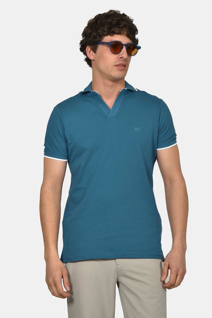 ανδρική-μπλούζα-polo-από-100%-βαμβάκι-normal-fit-με-ανοιχτό-γιακά-και-textured-λεπτομέρεια