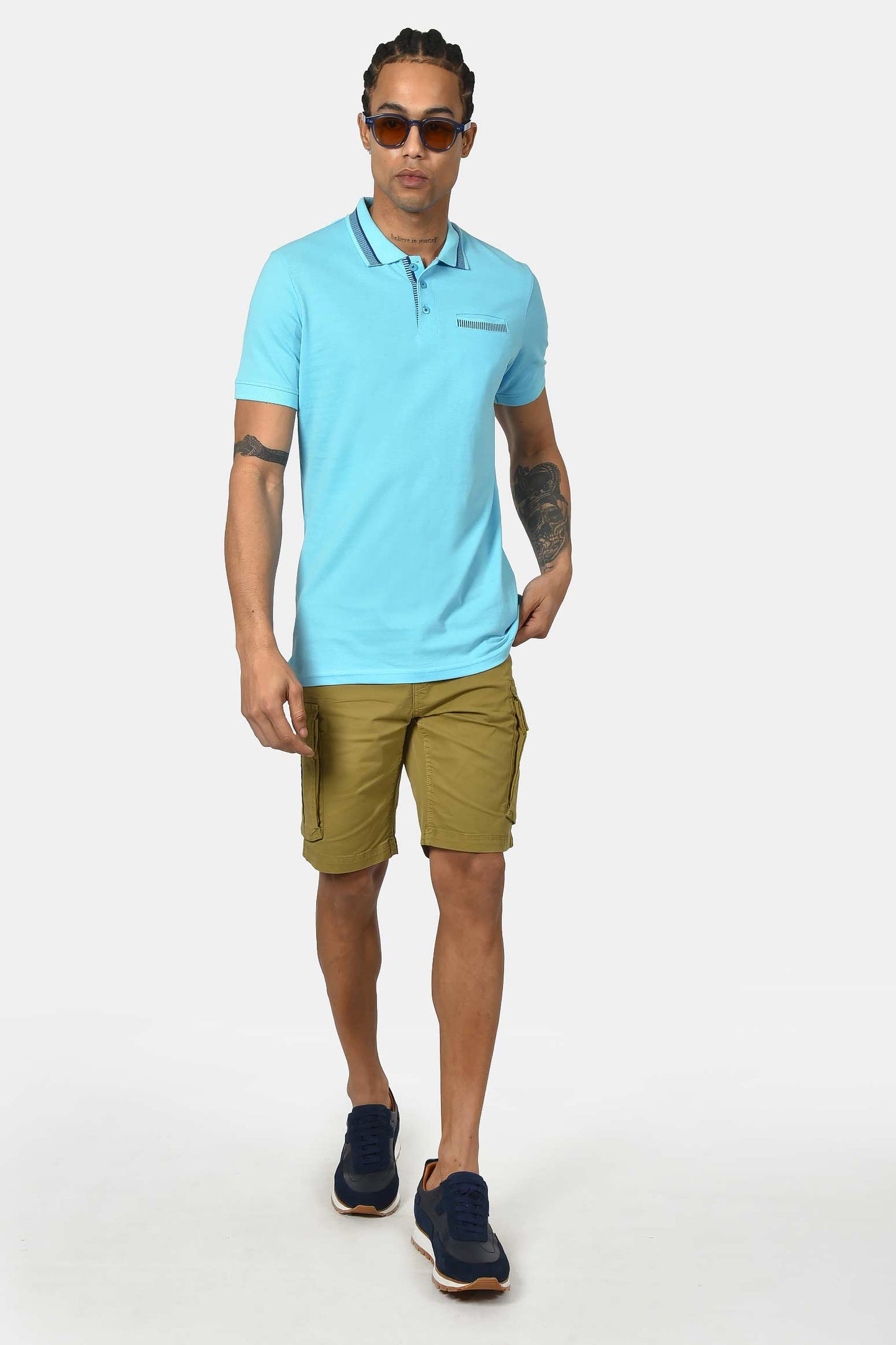 ανδρική-μπλούζα-polo-normal-fit-από-100%-βαμβάκι-με-διακριτικές-ρίγες-στον-γιακά