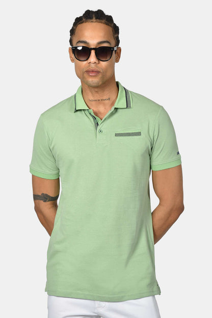 ανδρική-μπλούζα-polo-normal-fit-από-100%-βαμβάκι-με-διακριτικές-ρίγες-στον-γιακά