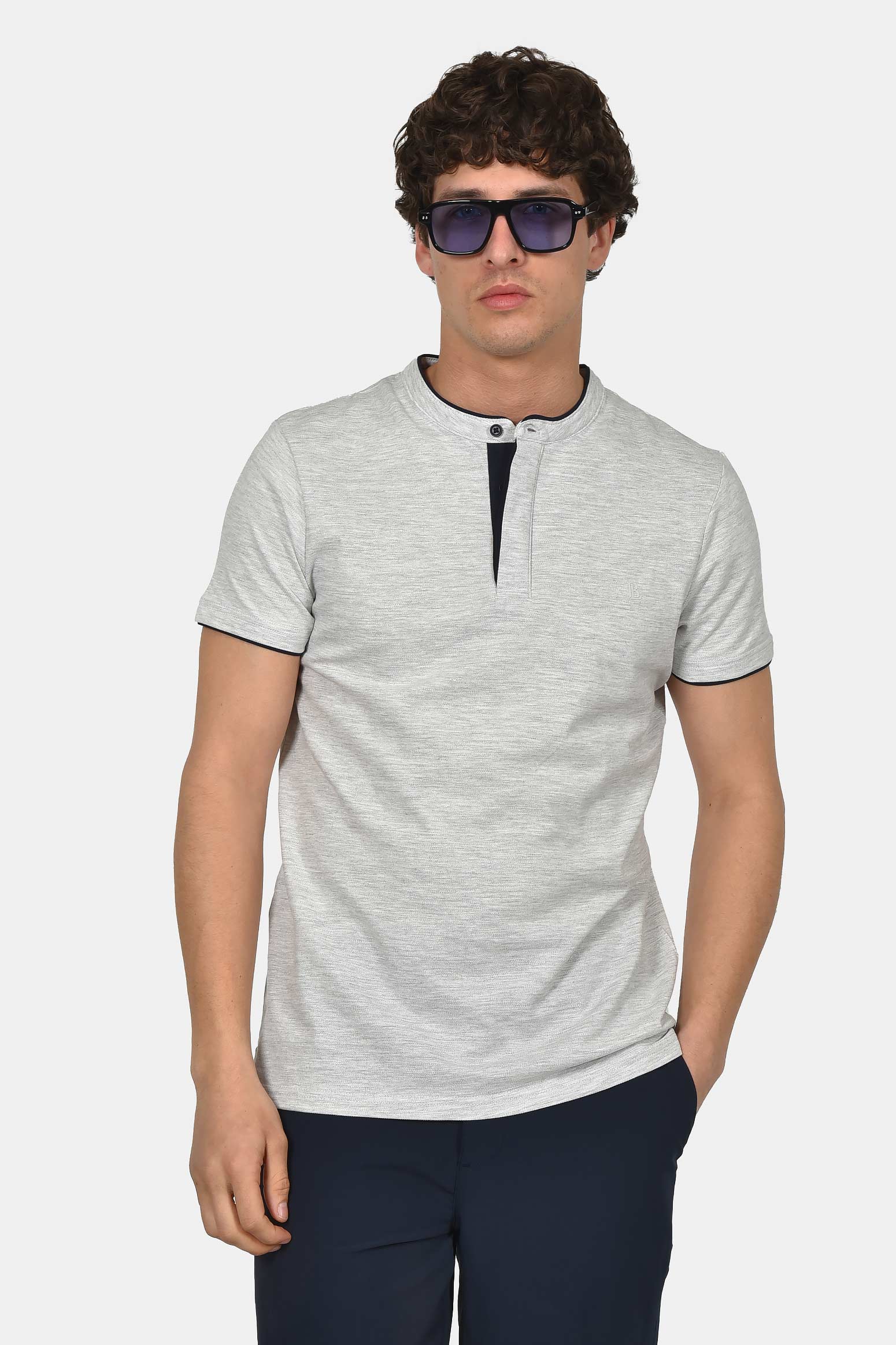 ανδρική-μπλούζα-polo-normal-fit-100%-βαμβακερή-με-mao-γιακά-άνεση-&-μοντέρνο-minimal-στυλ