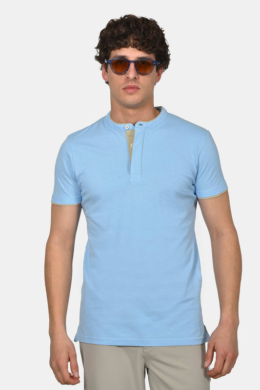 ανδρική-μπλούζα-polo-normal-fit-100%-βαμβακερή-με-mao-γιακά-άνεση-&-μοντέρνο-minimal-στυλ