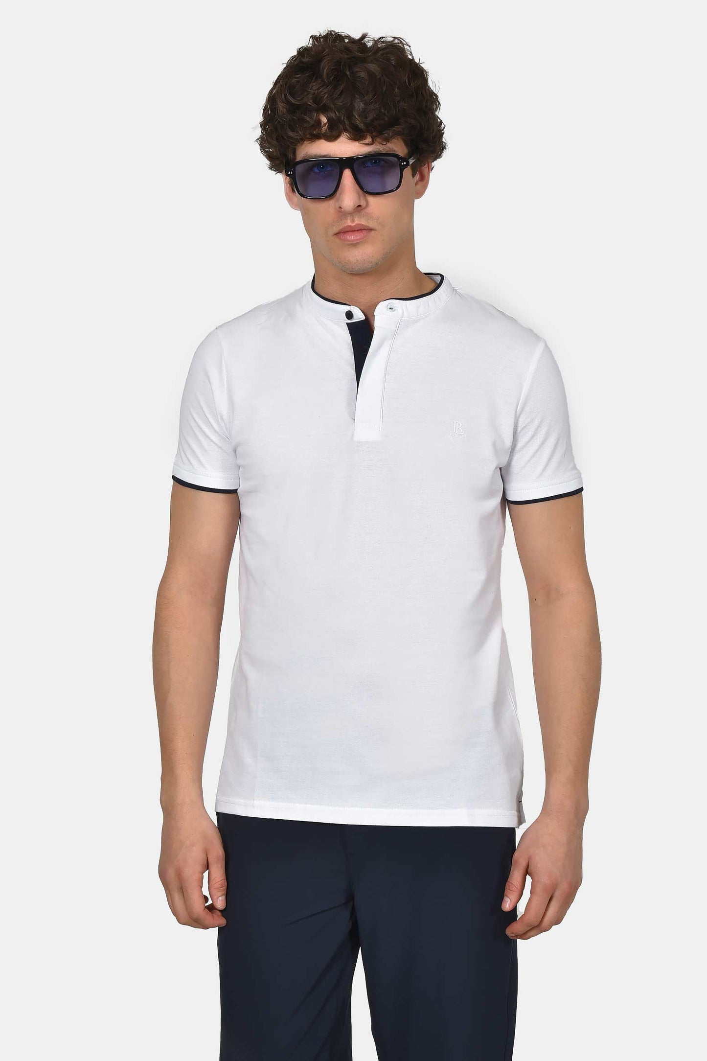 ανδρική-μπλούζα-polo-normal-fit-100%-βαμβακερή-με-mao-γιακά-άνεση-&-μοντέρνο-minimal-στυλ