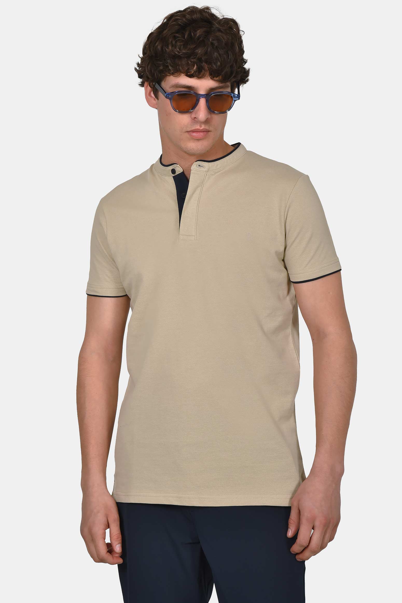 ανδρική-μπλούζα-polo-normal-fit-100%-βαμβακερή-με-mao-γιακά-άνεση-&-μοντέρνο-minimal-στυλ