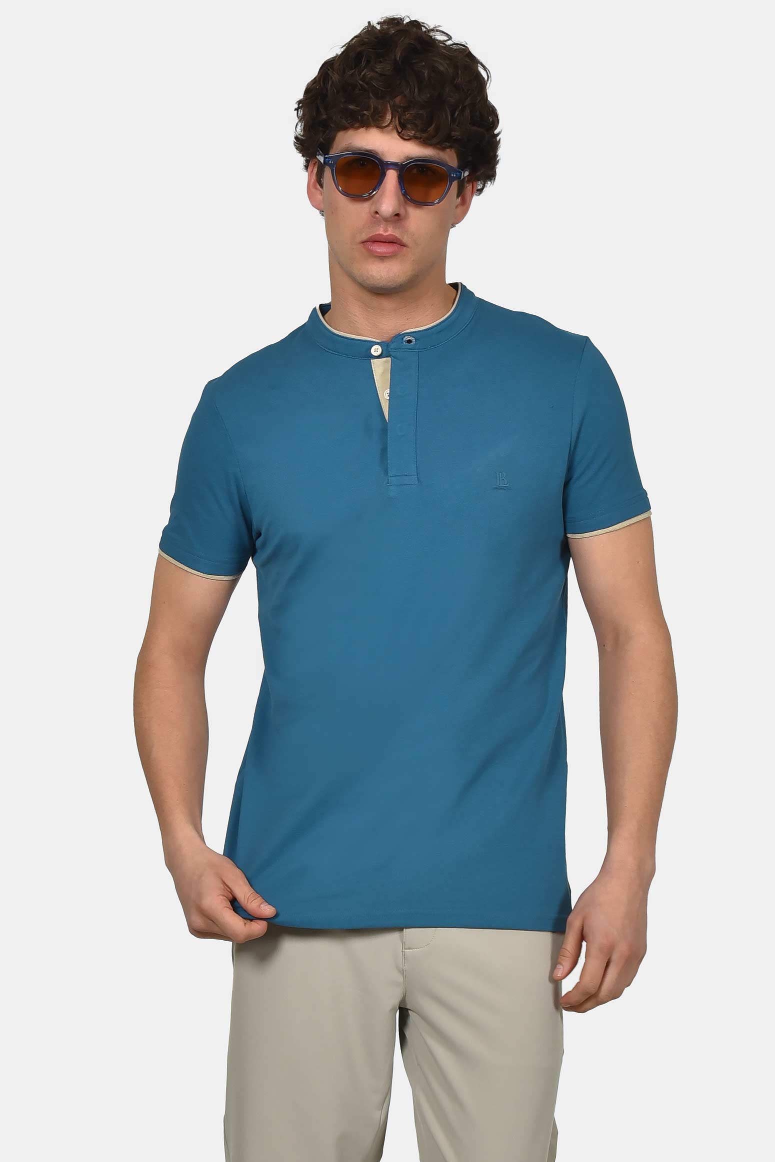 ανδρική-μπλούζα-polo-normal-fit-100%-βαμβακερή-με-mao-γιακά-άνεση-&-μοντέρνο-minimal-στυλ