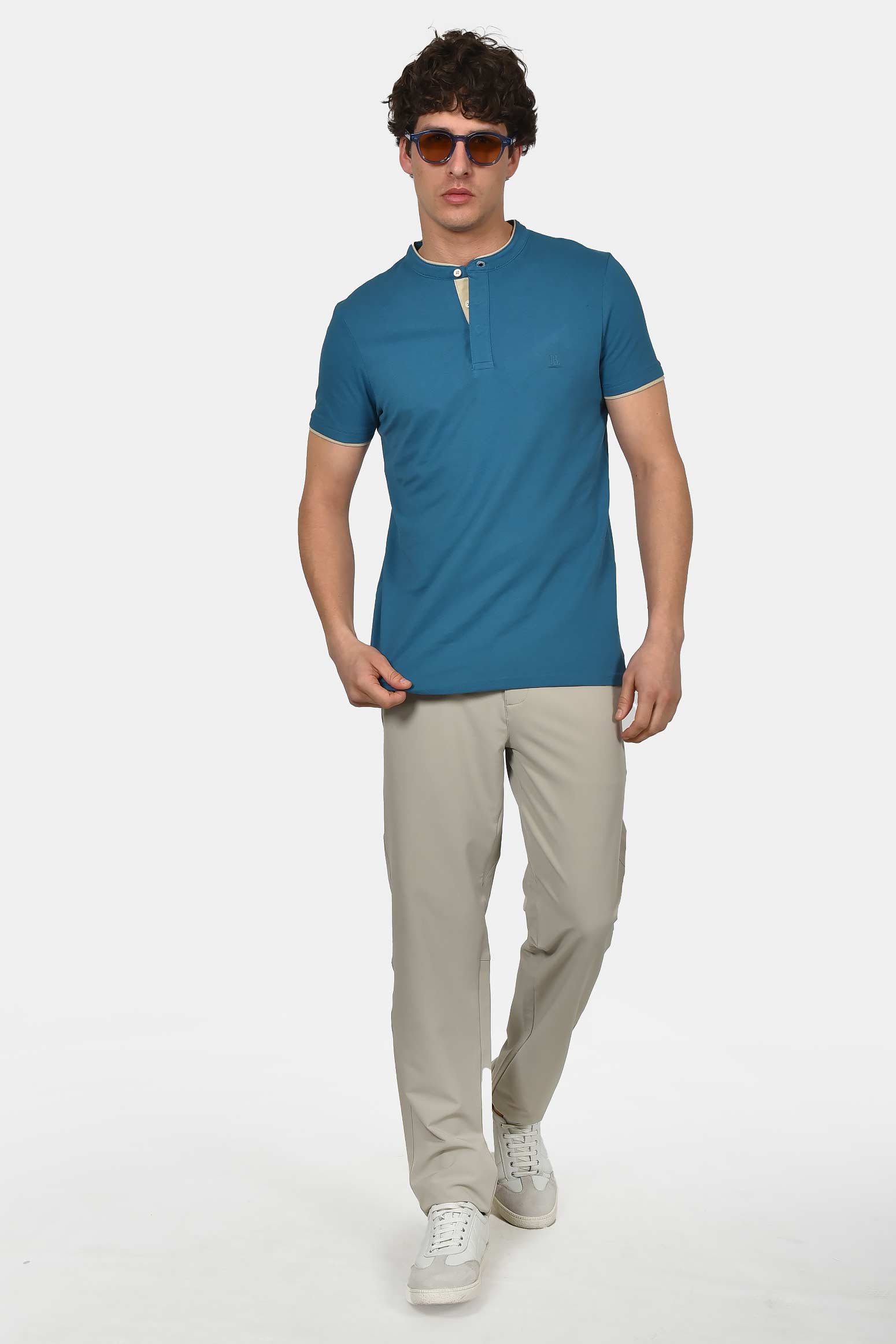ανδρική-μπλούζα-polo-normal-fit-100%-βαμβακερή-με-mao-γιακά-άνεση-&-μοντέρνο-minimal-στυλ