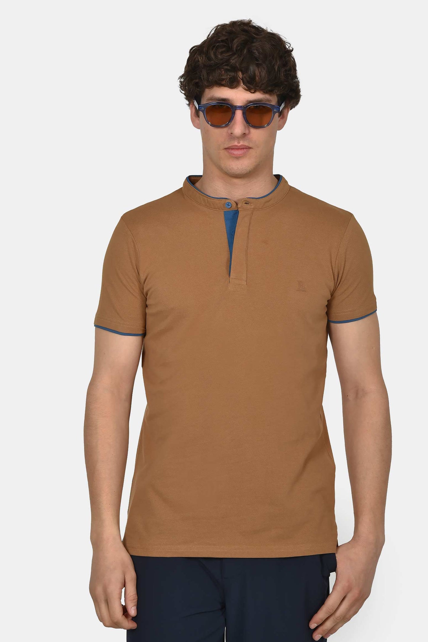 ανδρική-μπλούζα-polo-normal-fit-100%-βαμβακερή-με-mao-γιακά-άνεση-&-μοντέρνο-minimal-στυλ