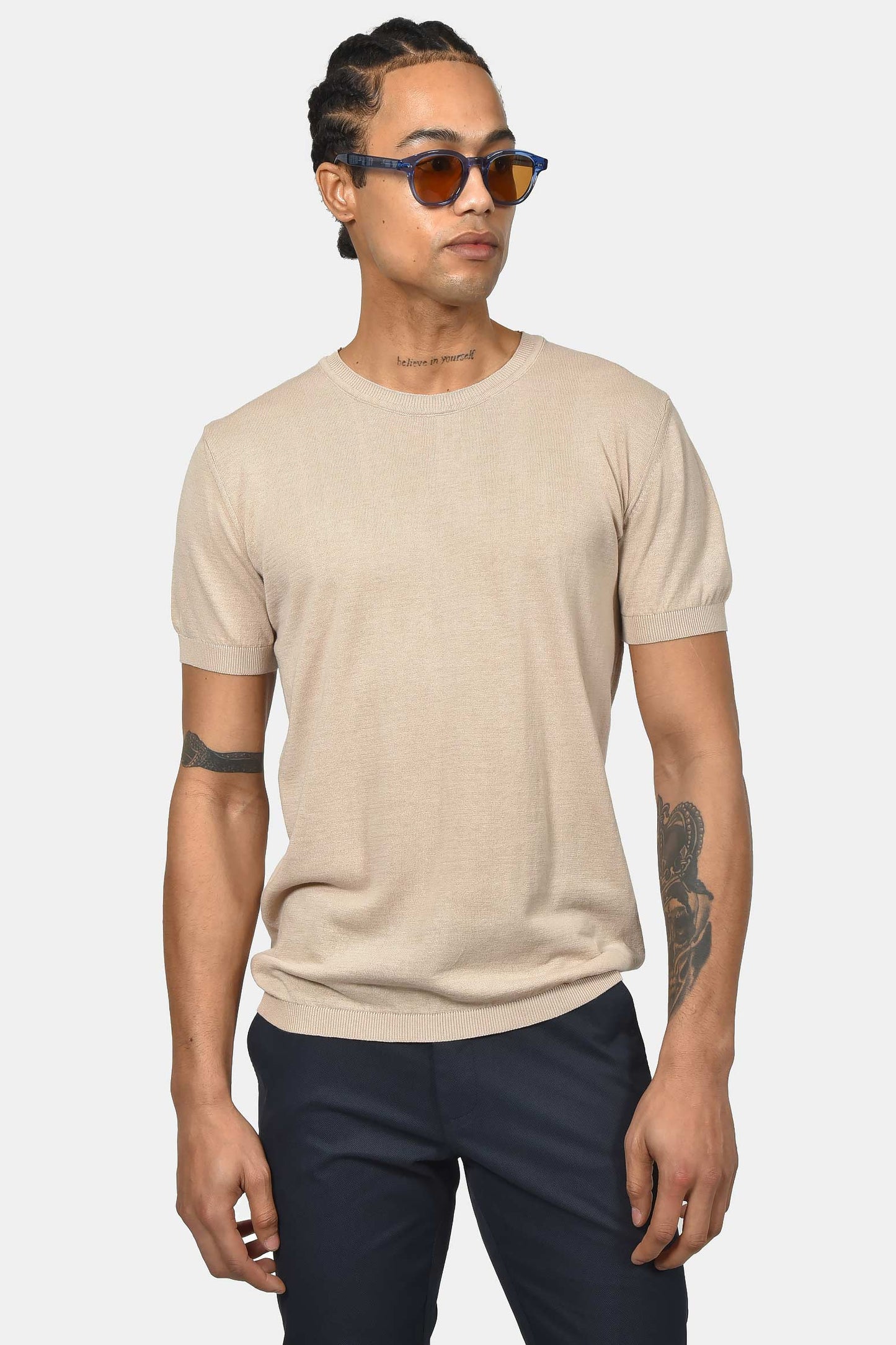 ανδρικό-t-shirt-100%-βαμβακερό-φυσική-αίσθηση-&-ανάλαφρη-άνεση