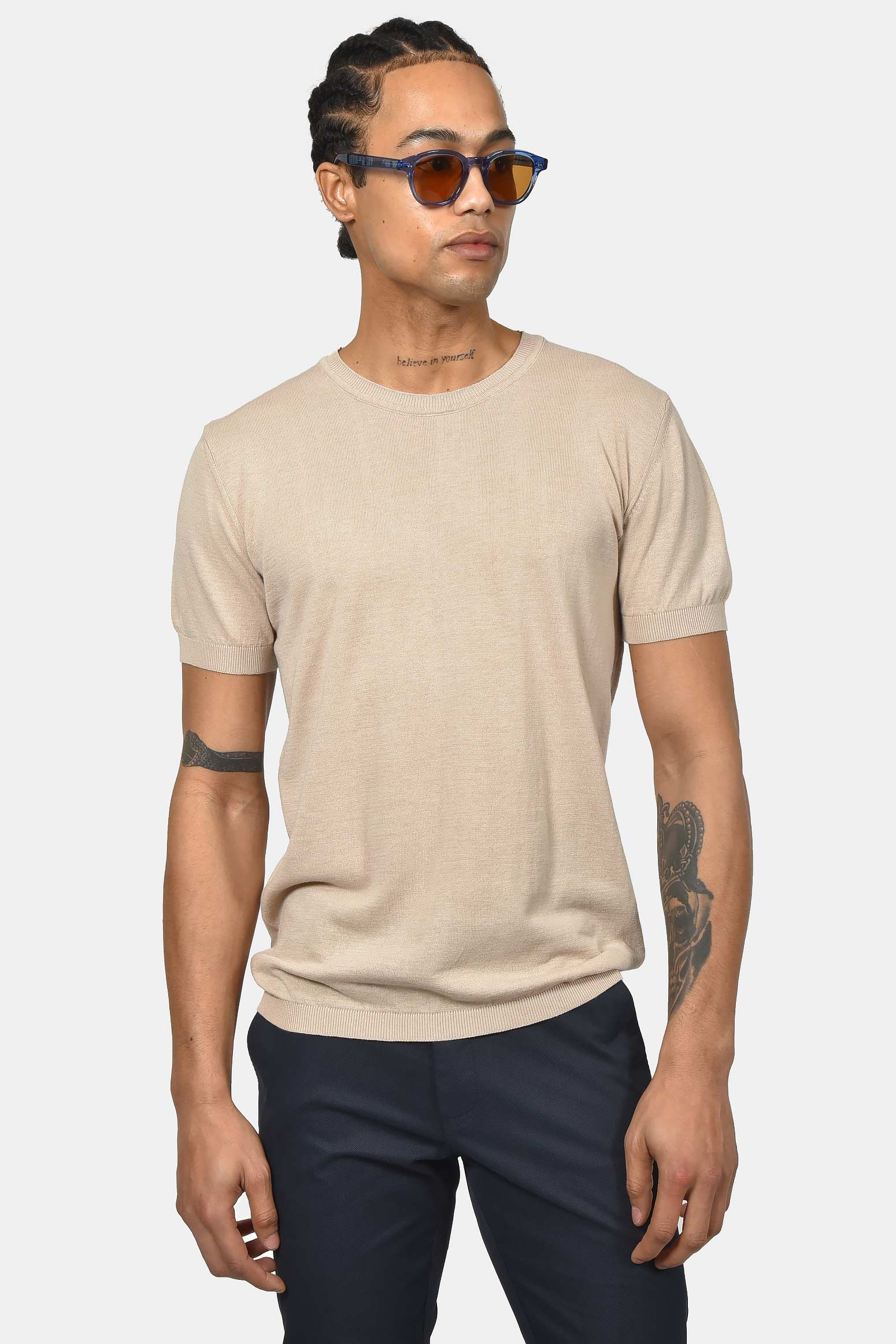 ανδρικό-t-shirt-100%-βαμβακερό-φυσική-αίσθηση-&-ανάλαφρη-άνεση