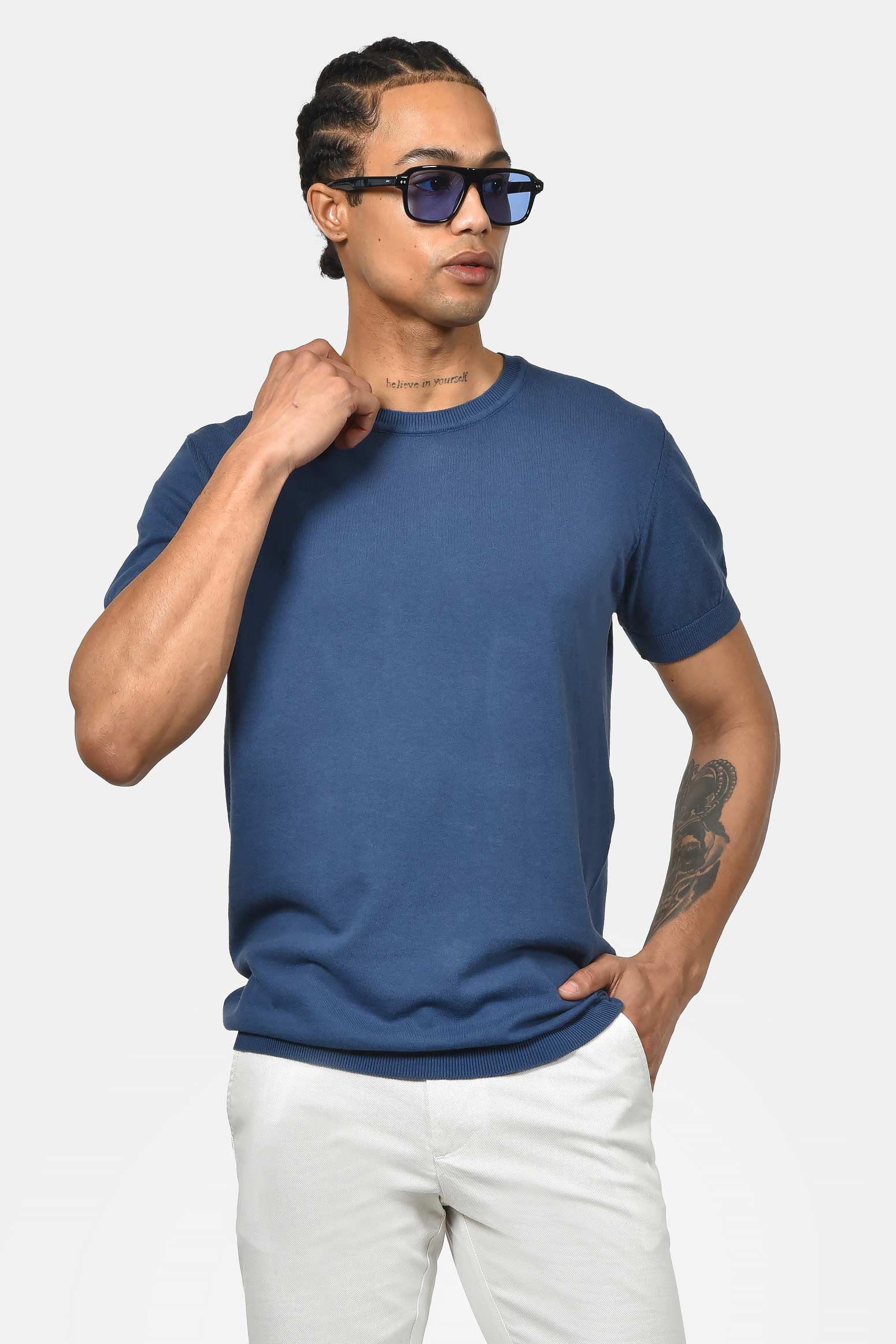 ανδρικό-t-shirt-100%-βαμβακερό-φυσική-αίσθηση-&-ανάλαφρη-άνεση