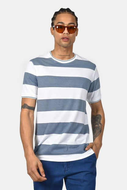 ανδρικό-ριγέ-t-shirt-normal-fit-άνεση-&-εύκολο-styling