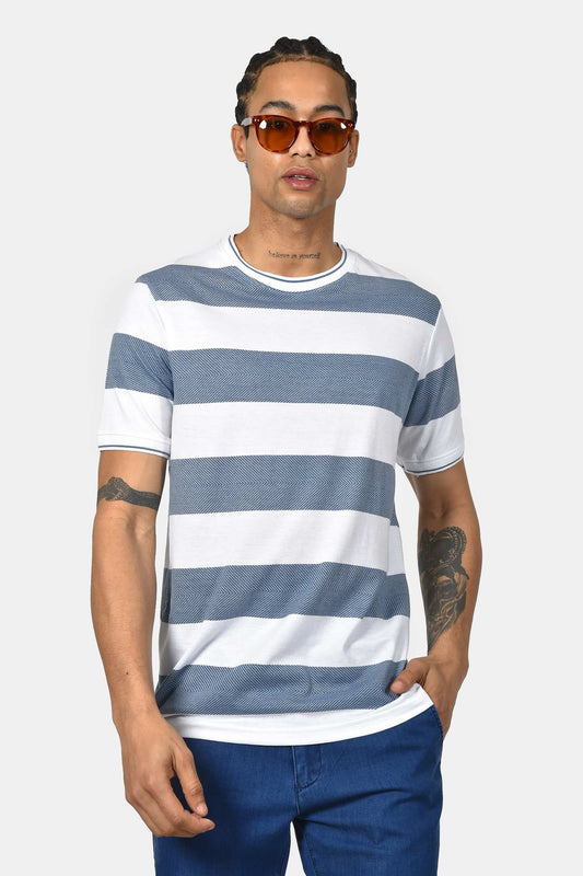 ανδρικό-ριγέ-t-shirt-normal-fit-άνεση-&-εύκολο-styling