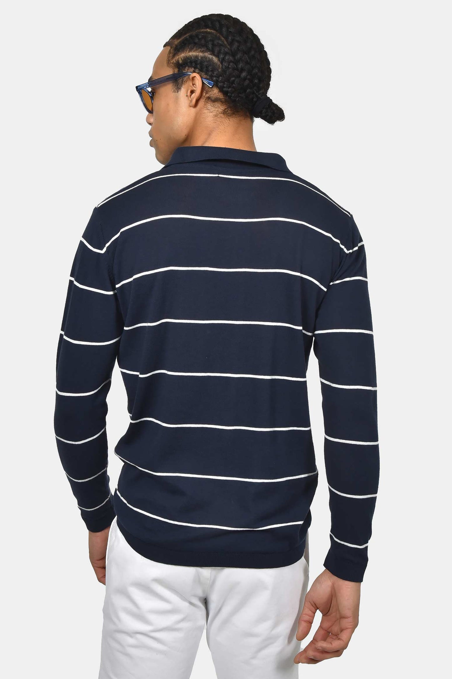 ανδρικό-ανοιξιάτικο-πουλόβερ-polo-normal-fit-100%-βαμβακερό-με-ρίγες