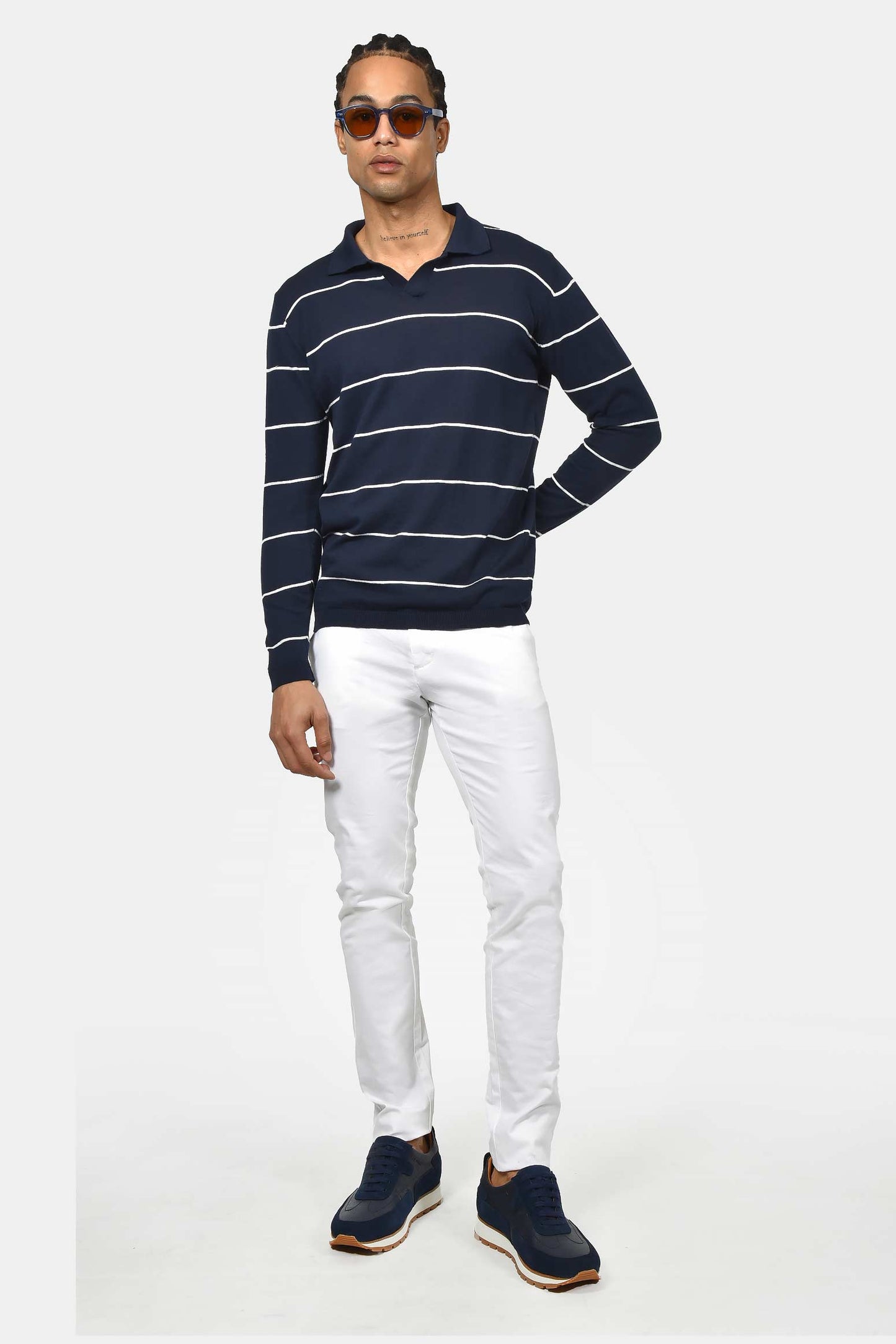 ανδρικό-ανοιξιάτικο-πουλόβερ-polo-normal-fit-100%-βαμβακερό-με-ρίγες