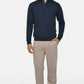 ανδρική-μπλούζα-φούτερ-half-zip-normal-fit-με-όρθιο-γιακά-&-κεντημένο-σήμα