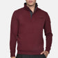 ανδρική-μπλούζα-φούτερ-half-zip-normal-fit-με-όρθιο-γιακά-&-κεντημένο-σήμα