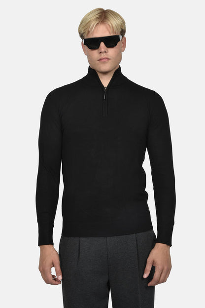 ανδρικό-πουλόβερ-half-zip-100%-βαμβάκι-normal-fit-με-λεπτή-πλέξη-για-smart-casual-εμφάνιση