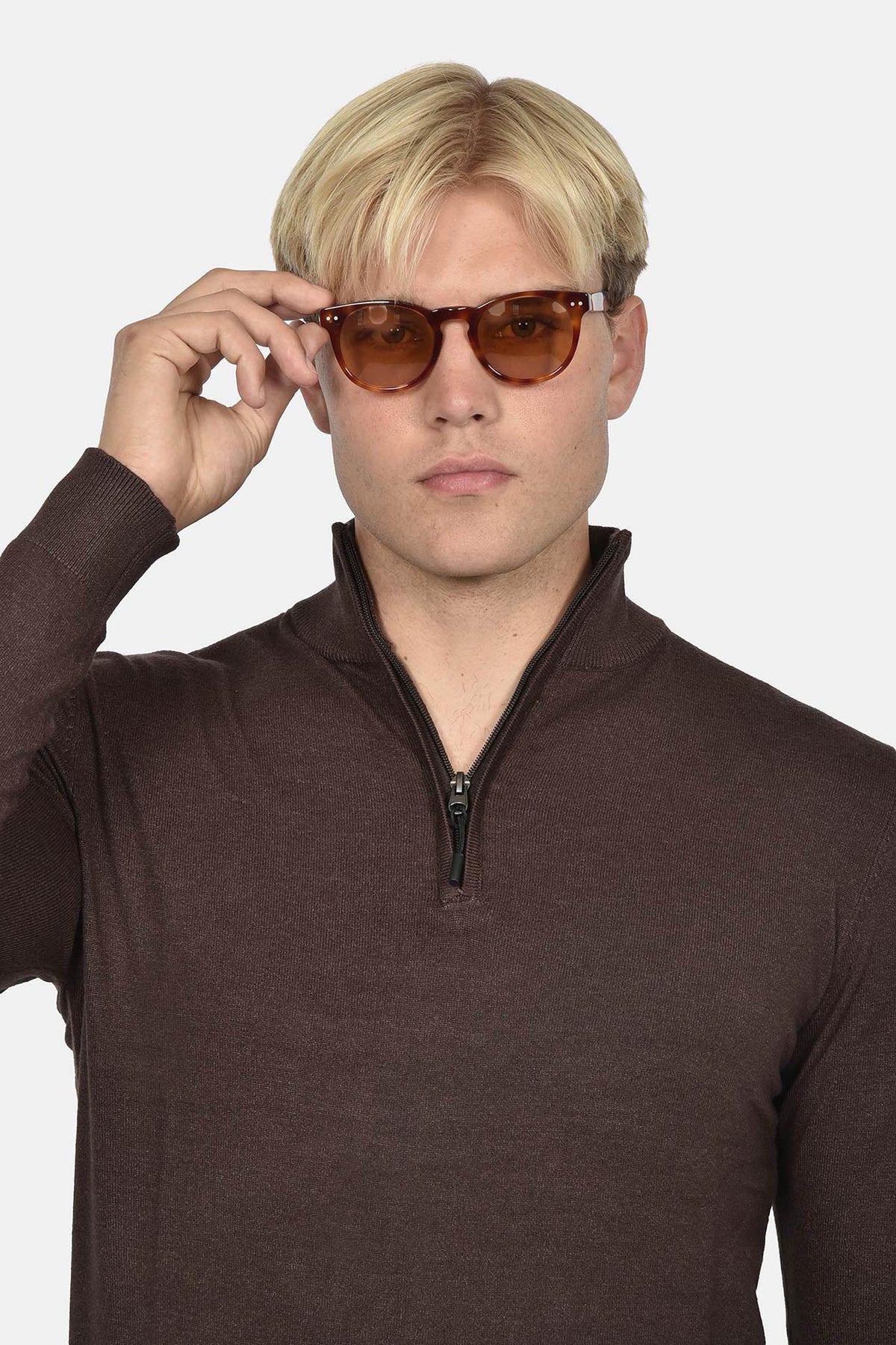 ανδρικό-πουλόβερ-half-zip-100%-βαμβάκι-normal-fit-με-λεπτή-πλέξη-για-smart-casual-εμφάνιση