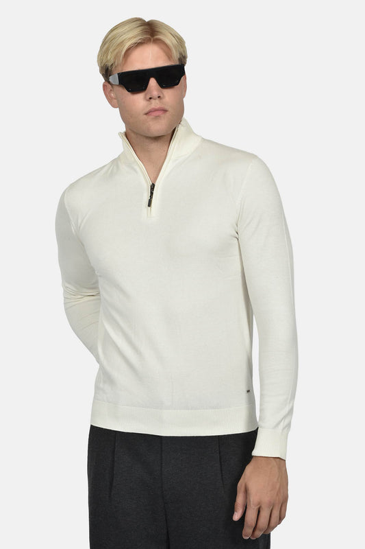 ανδρικό-πουλόβερ-half-zip-100%-βαμβάκι-normal-fit-με-λεπτή-πλέξη-για-smart-casual-εμφάνιση