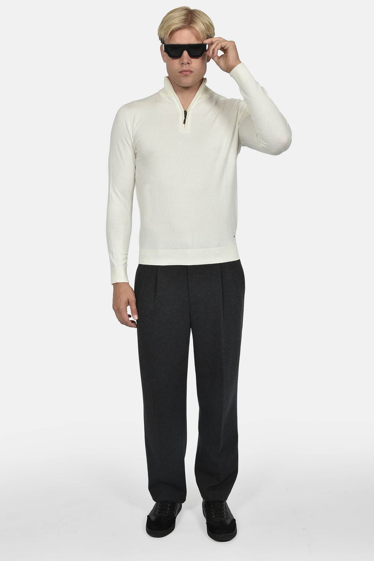 ανδρικό-πουλόβερ-half-zip-100%-βαμβάκι-normal-fit-με-λεπτή-πλέξη-για-smart-casual-εμφάνιση