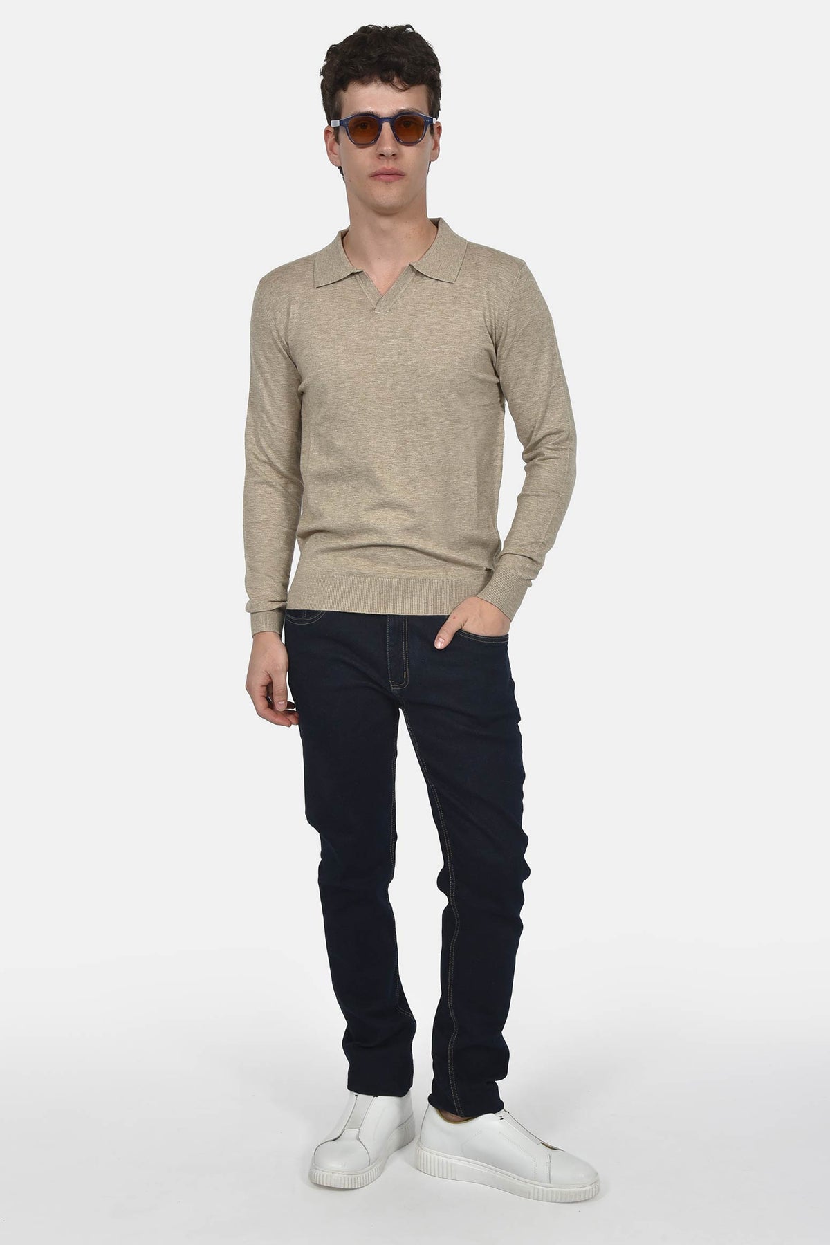 ανδρικό-πλεκτό-polo-100%-βαμβάκι-normal-fit-για-κομψή-καθημερινή-εμφάνιση