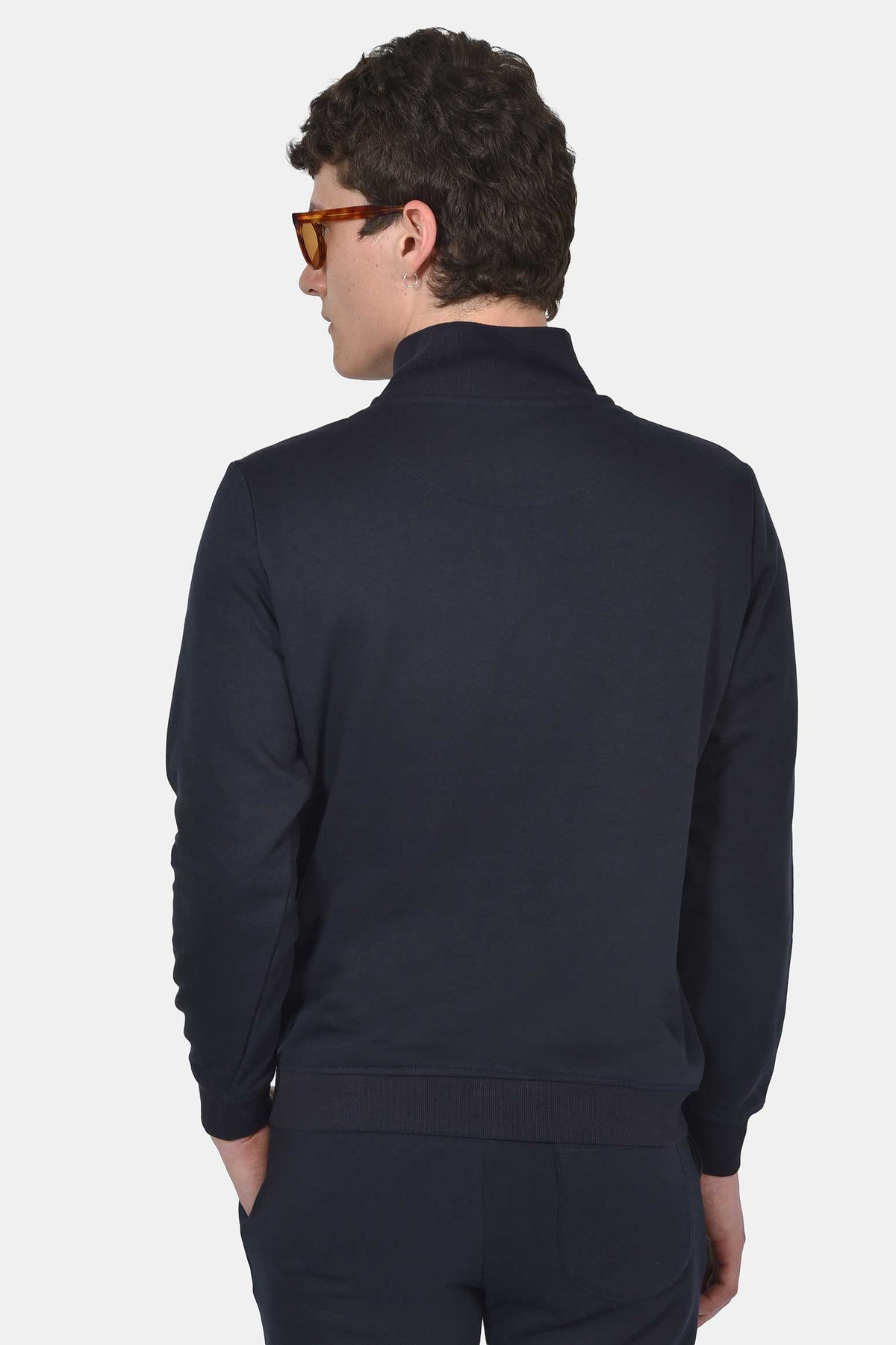 ανδρικό-half-zip-φούτερ-με-εξωτερική-τσέπη-normal-fit-απαλή-&-άνετη-αίσθηση
