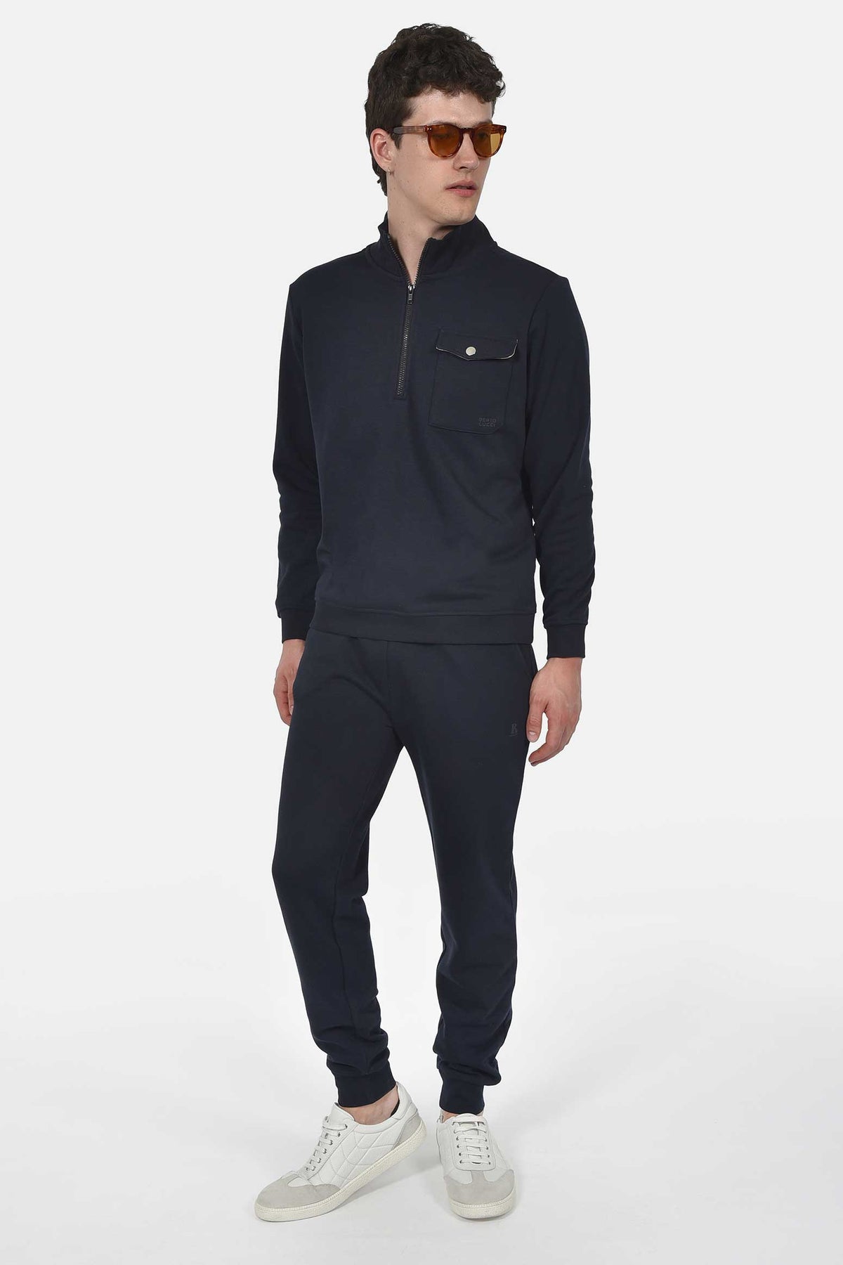 ανδρικό-half-zip-φούτερ-με-εξωτερική-τσέπη-normal-fit-απαλή-&-άνετη-αίσθηση