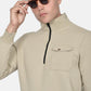 Ανδρικό Half Zip Φούτερ Με Εξωτερική Τσέπη Normal Fit – Απαλή & Άνετη Αίσθηση