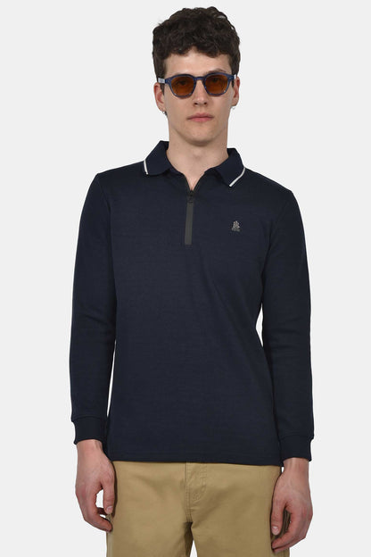 ανδρική-half-zip-μπλούζα-polo-normal-fit-άνετη-&-ευχάριστη-αίσθηση