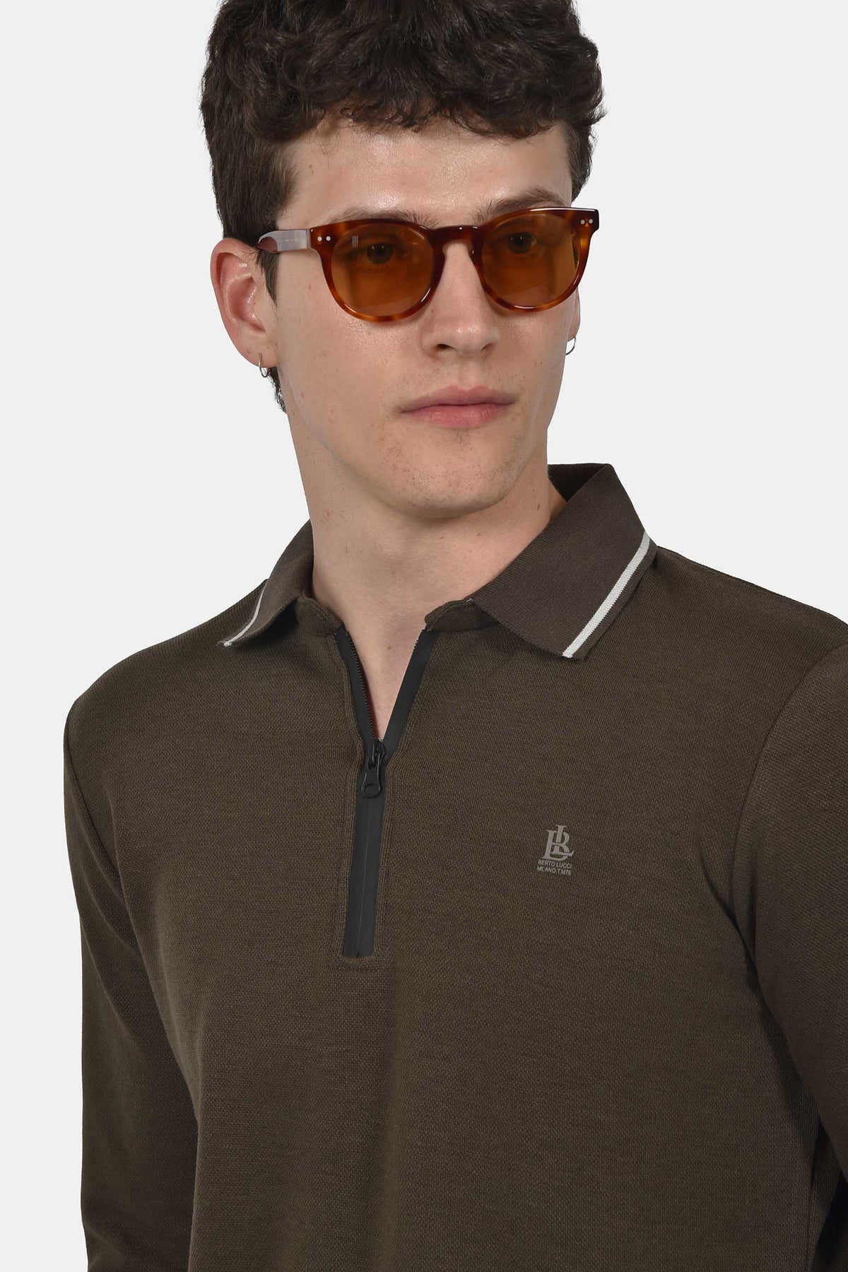 ανδρική-half-zip-μπλούζα-polo-normal-fit-άνετη-&-ευχάριστη-αίσθηση