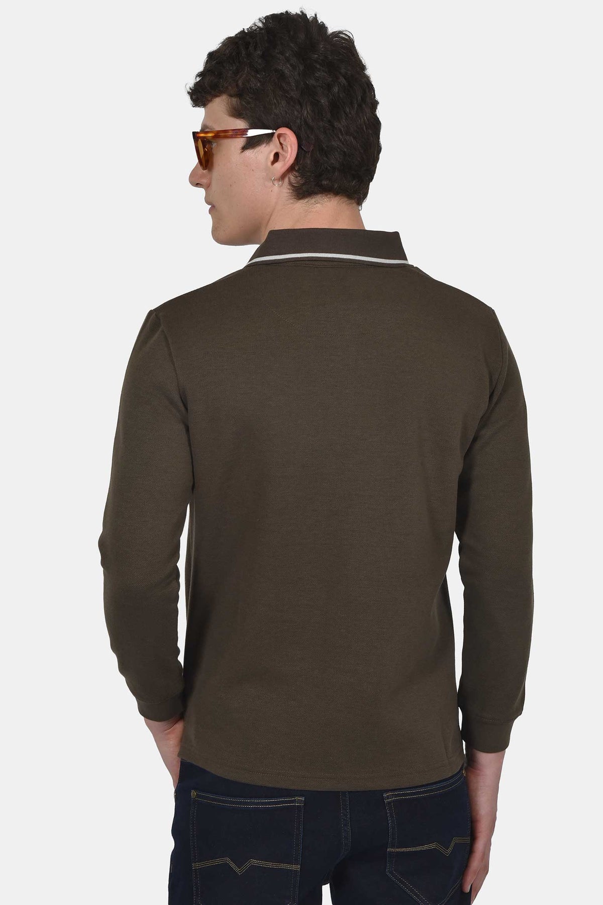 ανδρική-half-zip-μπλούζα-polo-normal-fit-άνετη-&-ευχάριστη-αίσθηση