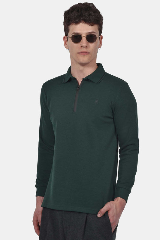 ανδρική-half-zip-μπλούζα-polo-normal-fit-άνετη-&-ευχάριστη-αίσθηση
