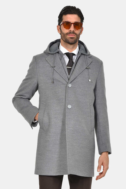 ανδρικό-γκρι-mixed-wool-παλτό-με-αποσπώμενη-κουκούλα