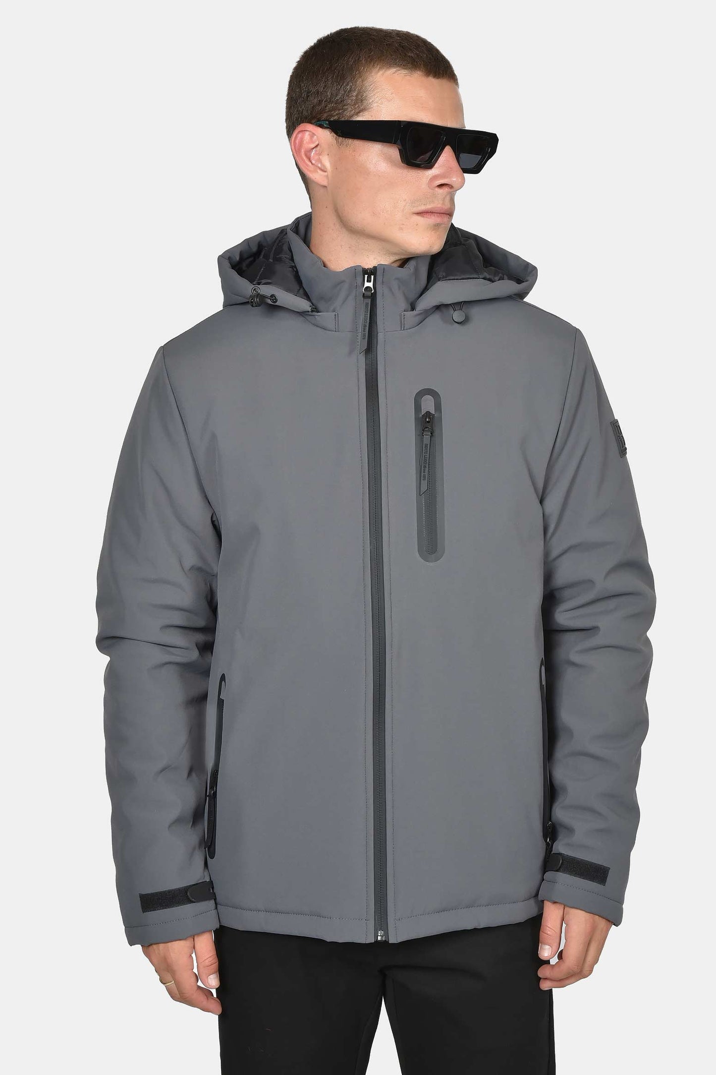 ανδρικό-μπουφάν-normal-fit-με-κουκούλα-και-φερμουάρ
