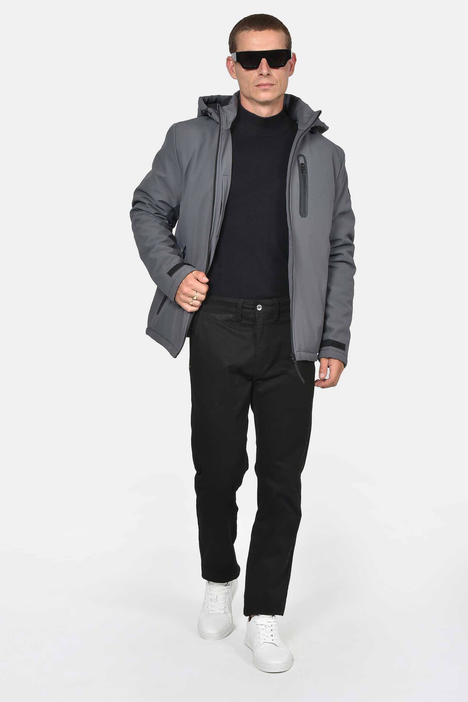 ανδρικό-μπουφάν-normal-fit-με-κουκούλα-και-φερμουάρ