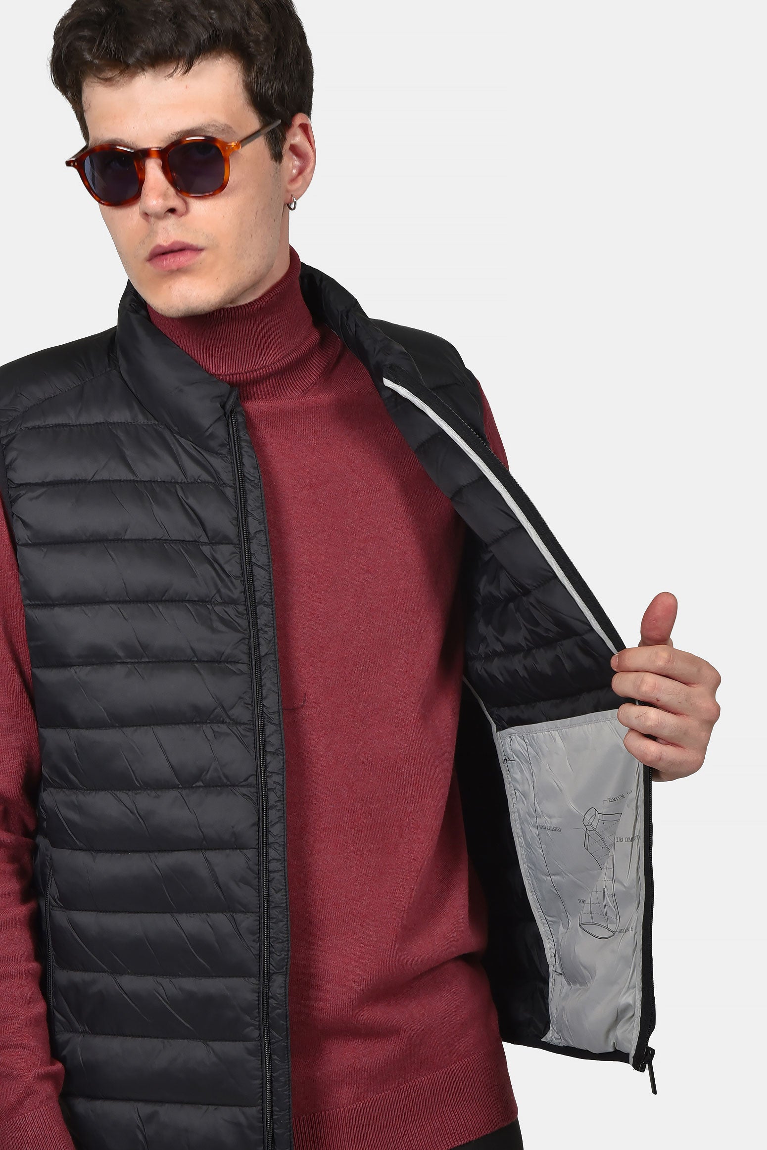 ανδρικό-αμάνικο-καπιτονέ-μπουφάν-normal-fit-με-φερμουάρ
