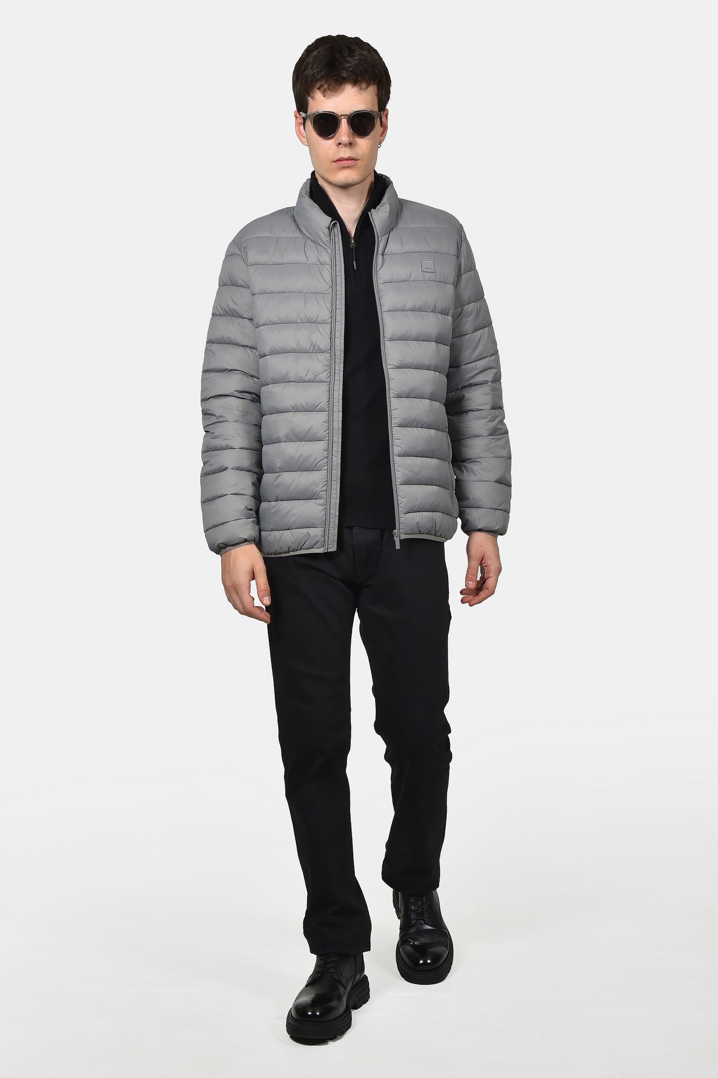 ανδρικό-καπιτονέ-μπουφάν-normal-fit-με-φερμουάρ