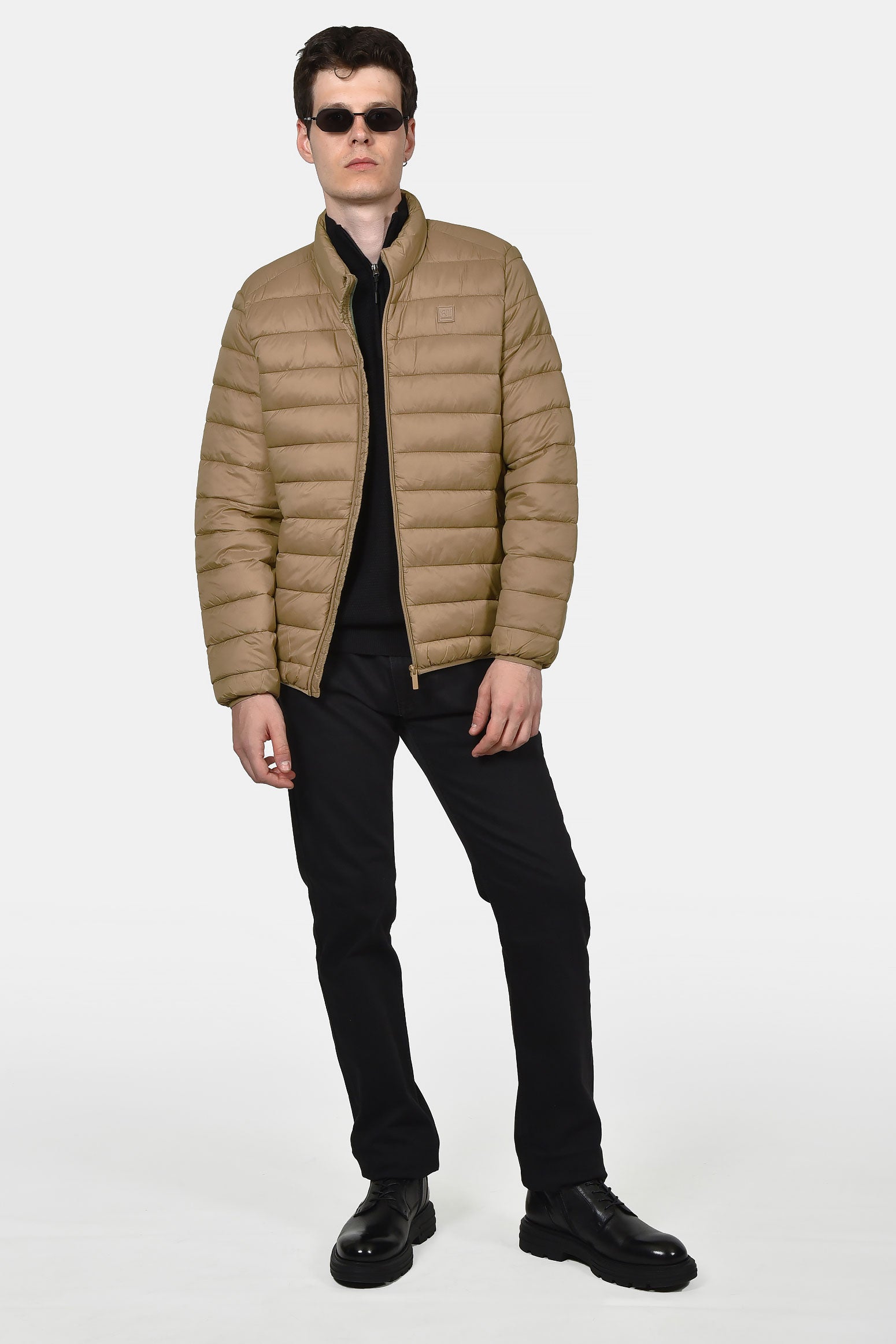 ανδρικό-καπιτονέ-μπουφάν-normal-fit-με-φερμουάρ