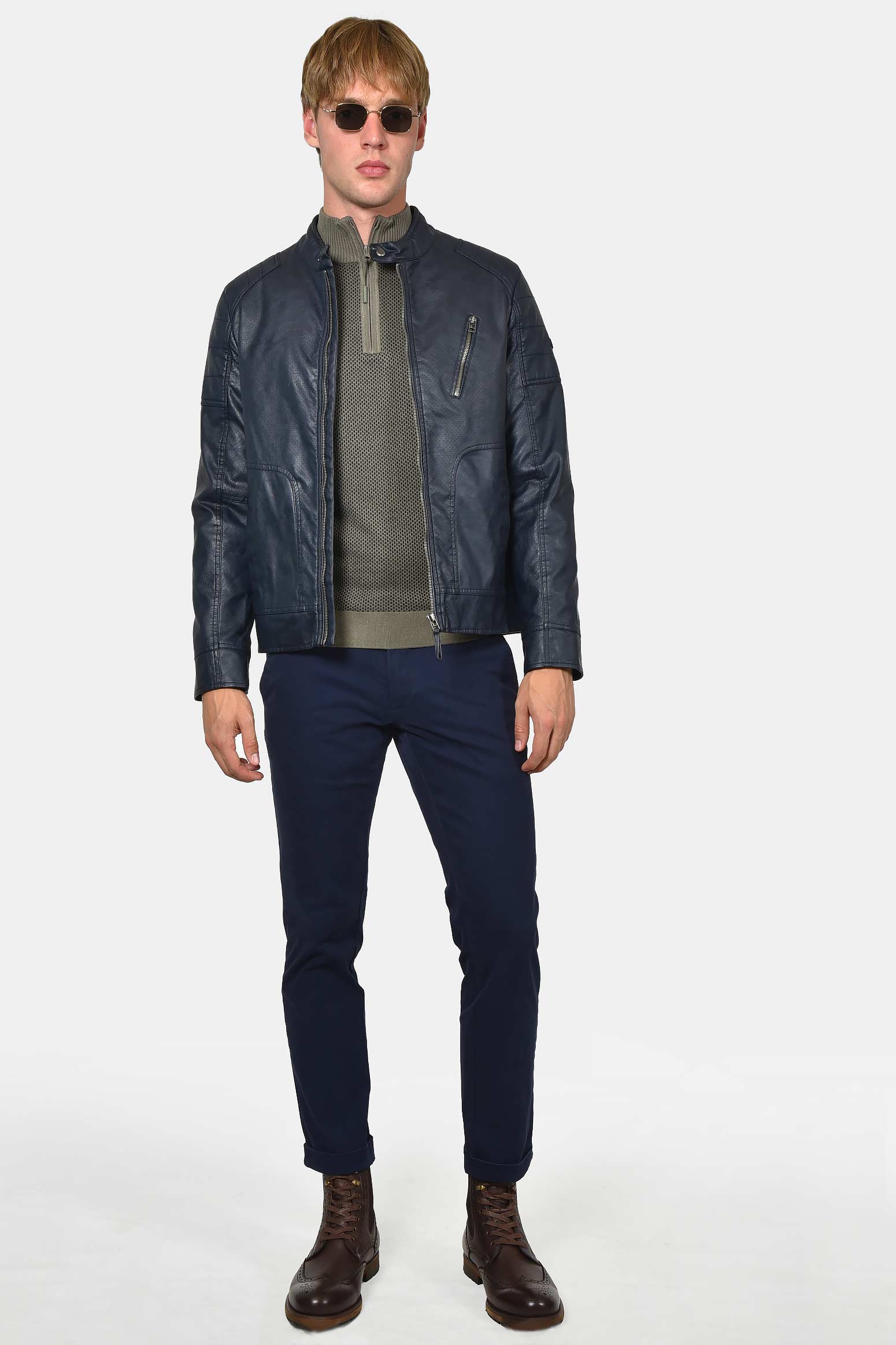 ανδρικό-μπουφάν-δερματίνη-pu-με-μαο-γιακά