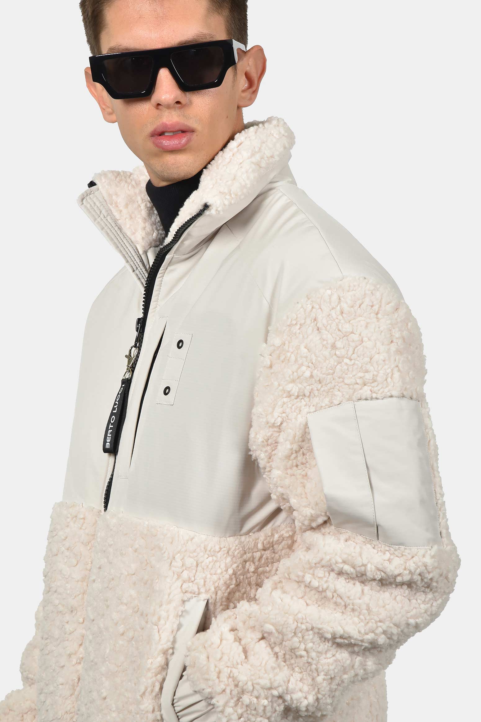 ανδρικό-bomber-μπουφάν-με-fleece-γούνα