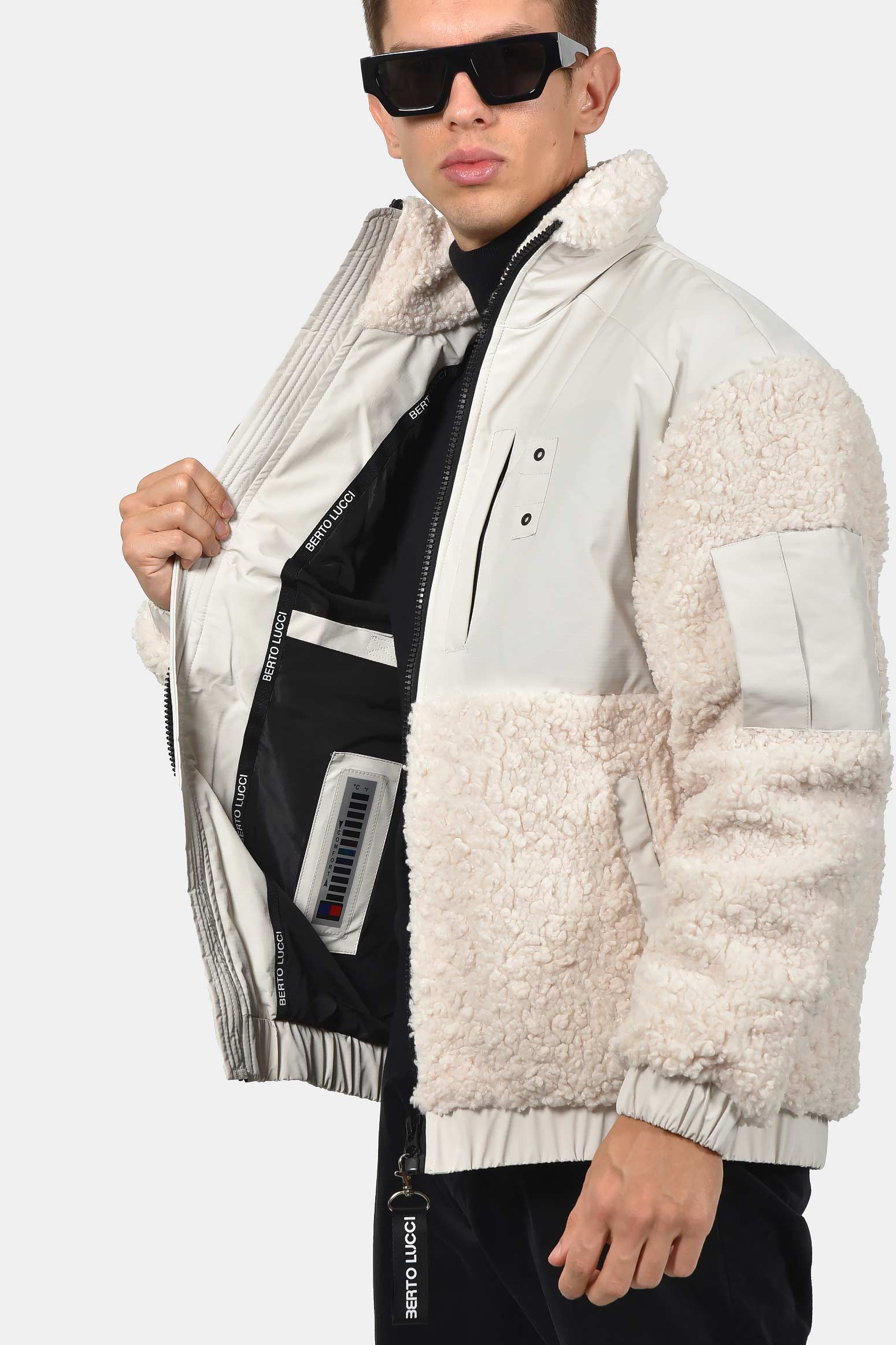 ανδρικό-bomber-μπουφάν-με-fleece-γούνα