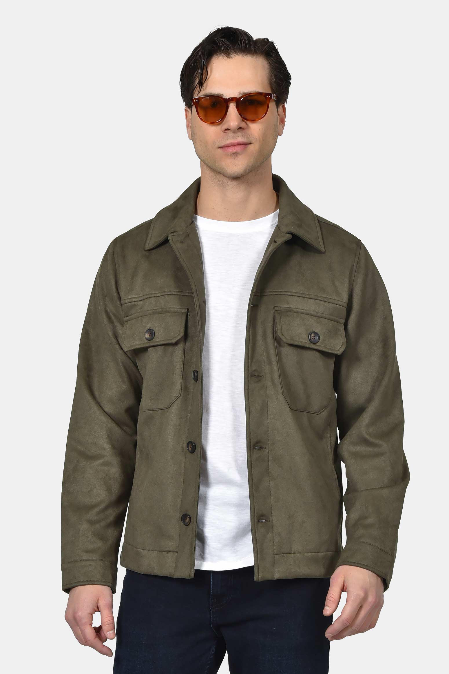 ανδρικό-overshirt-με-suede-υφή-και-τσέπες-στο-πλάι