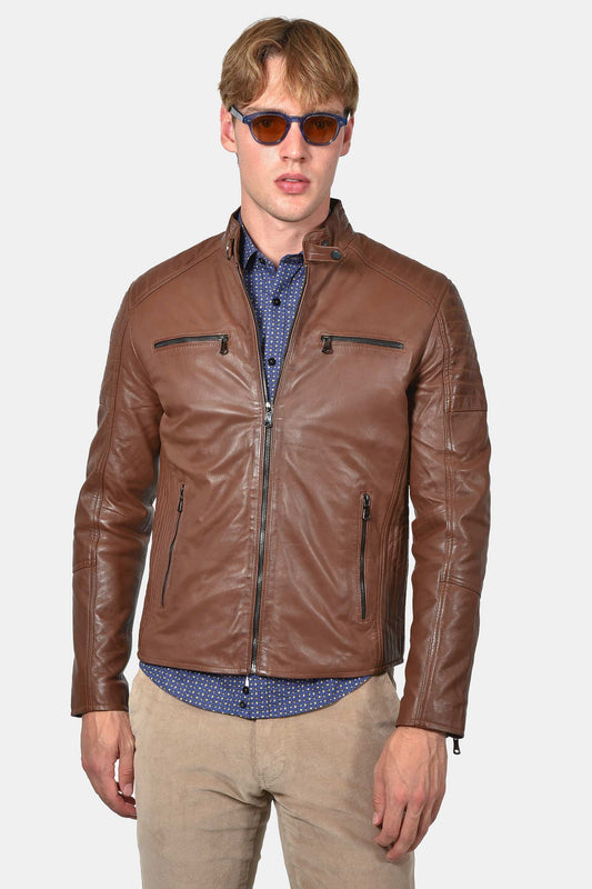 ανδρικό-δερμάτινο-μπουφάν-με-φερμουάρ-στις-τσέπες