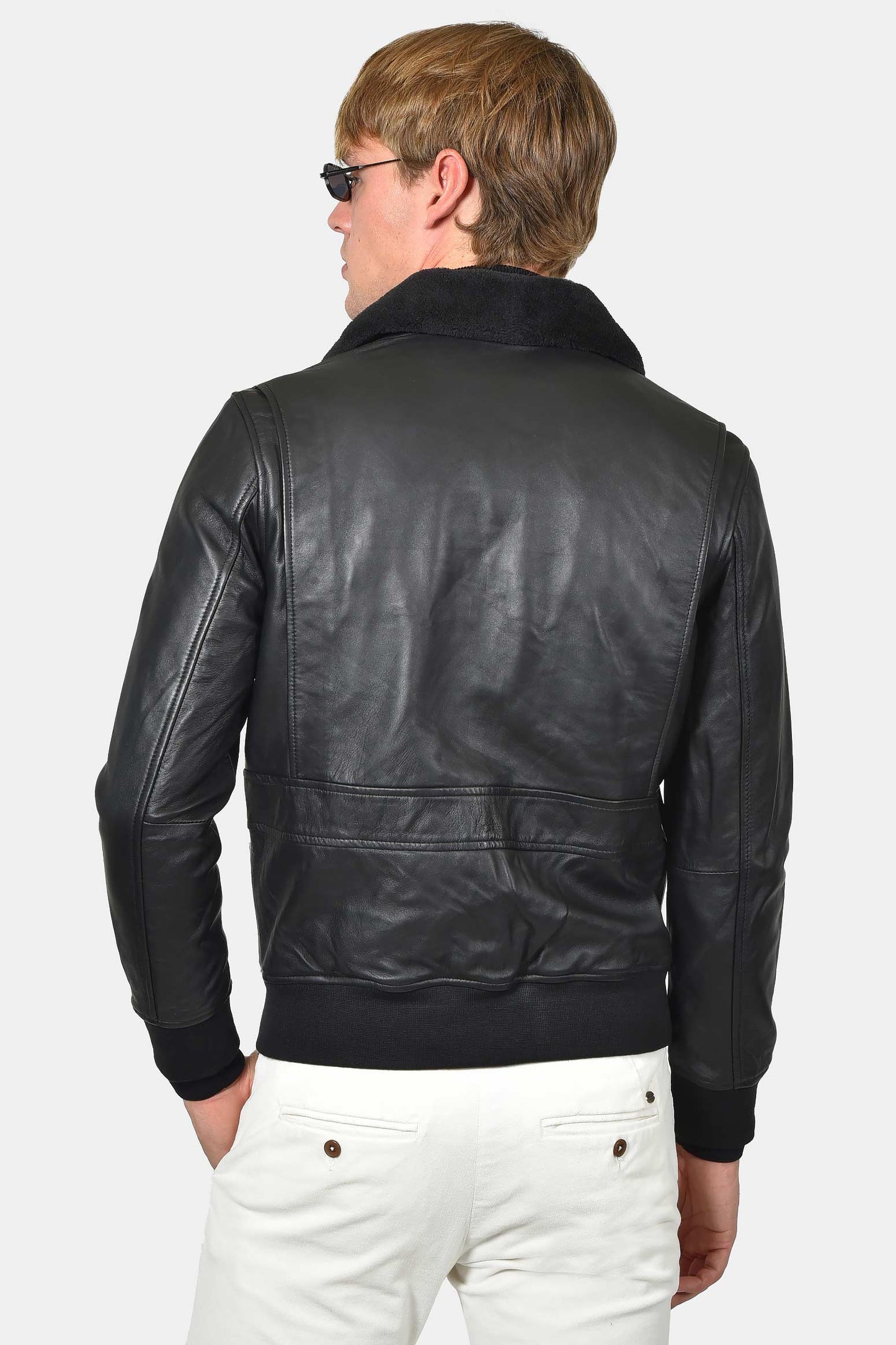 ανδρικό-δερμάτινο-bomber-μπουφάν